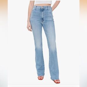 Mother The Drama flare jeans size 31 color Tasty waves